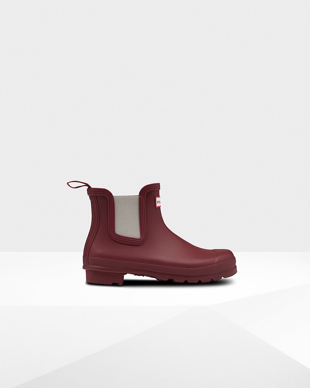 Botas Chelsea Hunter Feminina Cinzentas Vermelhas/Turquesa Luz Cinzentas - Original - 53ZVYTDOP